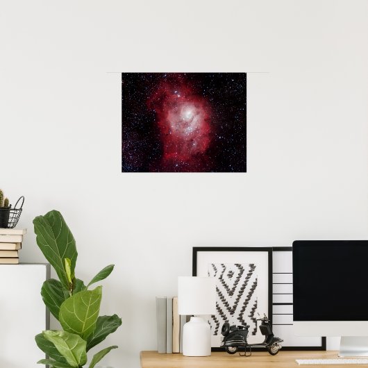 Lagoon Nebula #4 Poster (Heimbüro)