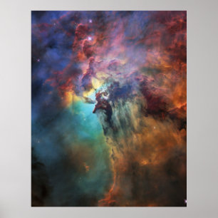 Lagoon Nebula in Sagittarii im Galaktischen Zentru Poster