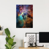 Lagoon Nebula - NASA Hubble Weltraumteleskop Poster (Heimbüro)