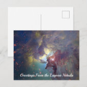 Lagoon Nebula Postcard Postkarte (Vorne/Hinten)