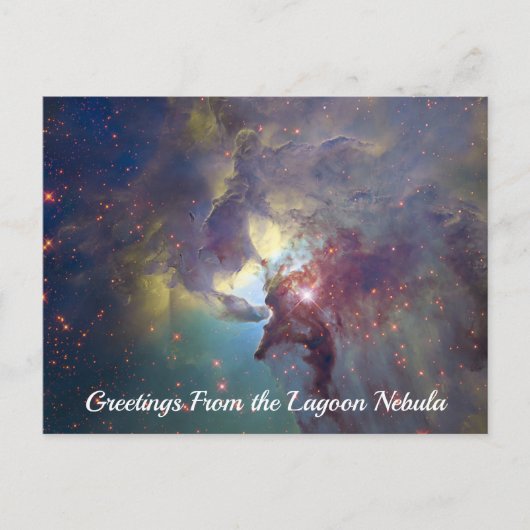 Lagoon Nebula Postcard Postkarte (Vorderseite)
