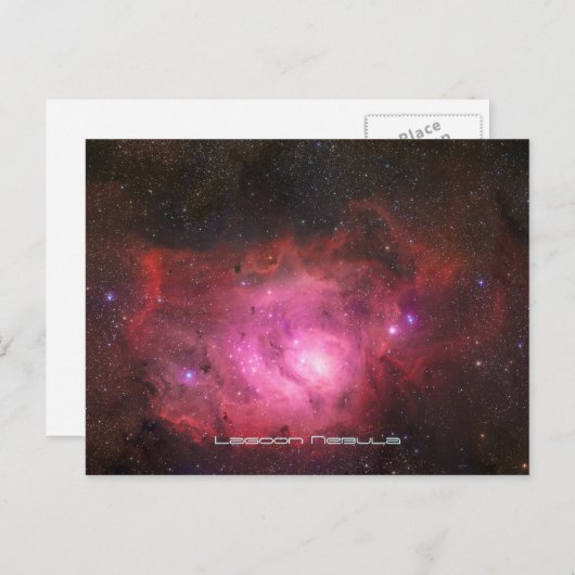 Lagoon Nebula - unser atemberaubendes Universum Postkarte (Vorne/Hinten)