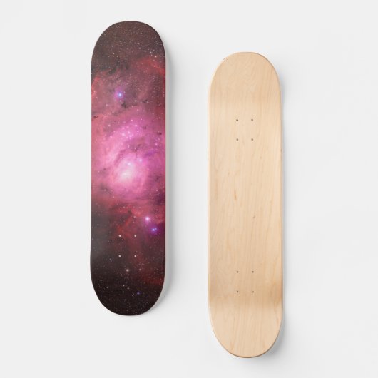 Lagoon Nebula - unser atemberaubendes Universum Skateboard (Vorderseite)