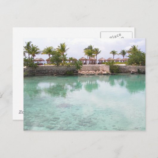 Lagoon Postkarte (Vorne/Hinten)