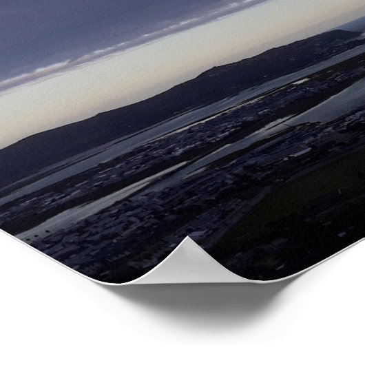 Lagoon Print Poster (Ecke)