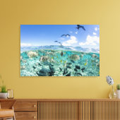 Lagoon Safari mit Stingrochen Leinwanddruck (Insitu (Wohnzimmer))