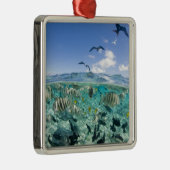 Lagoon Safari mit Stingrochen Ornament Aus Metall (Rechts)