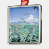 Lagoon Safari mit Stingrochen Ornament Aus Metall (Links)