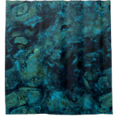 Lagoon Stone Abstrakt Duschvorhang (Vorderseite)