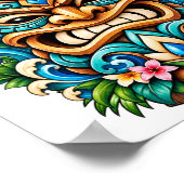 Lagoon Vine Tiki Poster (Ecke)