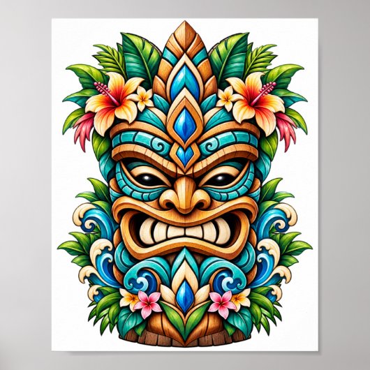 Lagoon Vine Tiki Poster (Vorne)