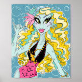 Lagoona Blue Monster Hochblasen Poster (Vorne)