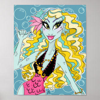 Lagoona Blue Monster Hochblasen Poster