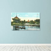 Lagoonland Music Pavillon Leinwanddruck (Insitu (Holzboden))