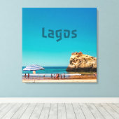 Lagos Beach Leinwanddruck (Insitu (Holzboden))