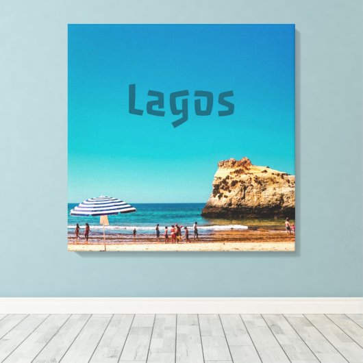 Lagos Beach Leinwanddruck (Insitu (Holzboden))