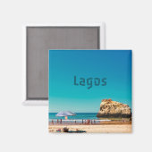 Lagos Beach Magnet (Vorderseite/Rückseite)