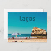 Lagos Beach Postkarte (Vorne/Hinten)