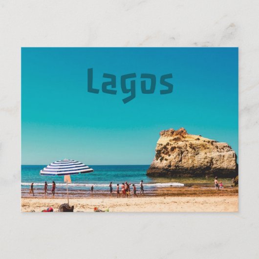 Lagos Beach Postkarte (Vorderseite)