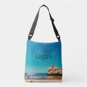 Lagos Beach Tragetaschen Mit Langen Trägern (Vorderseite)