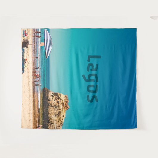 Lagos Beach Wandteppich (Vorderseite (Horizontal))