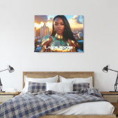 LAGOS - NIGERIA - AFRIKA LEINWANDDRUCK (Insitu (Schlafzimmer))