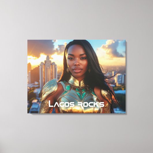 LAGOS - NIGERIA - AFRIKA LEINWANDDRUCK (Vorderseite)