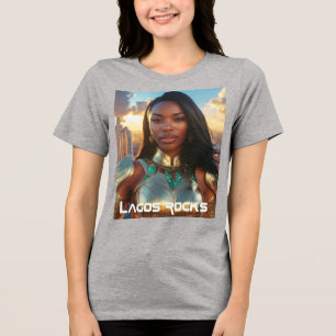 LAGOS - NIGERIA - AFRIKA Tri-Blend SHIRT