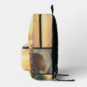 LAGOS - NIGERIA BEDRUCKTER RUCKSACK (Rechts)