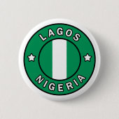 Lagos Nigeria Button (Vorderseite)