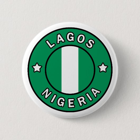 Lagos Nigeria Button (Vorderseite)