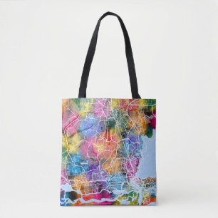 Lagos Nigeria City Map Tasche