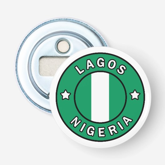 Lagos Nigeria Flaschenöffner (Vorderseite)