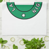 Lagos Nigeria Geschirrtuch (Gefaltet)