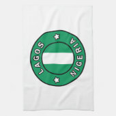 Lagos Nigeria Geschirrtuch (Vertikal)