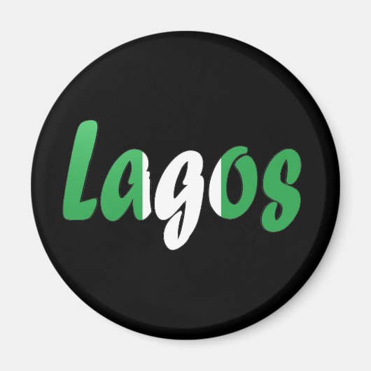 Lagos, Nigeria Magnet (Vorne)