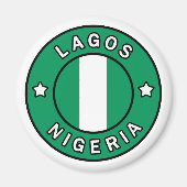 Lagos Nigeria Magnet (Vorne)