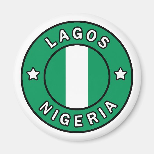 Lagos Nigeria Magnet (Vorne)
