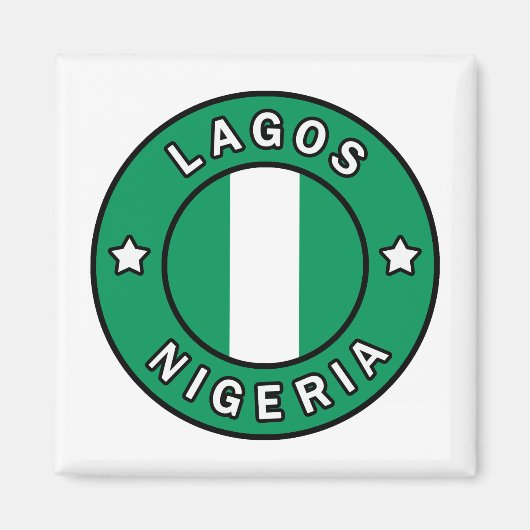 Lagos Nigeria Magnet (Vorne)