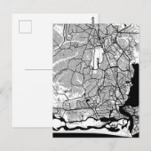 Lagos Nigeria Map Postkarte (Vorne/Hinten)