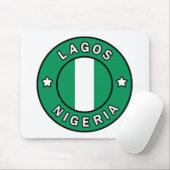 Lagos Nigeria Mousepad (Mit Mouse)