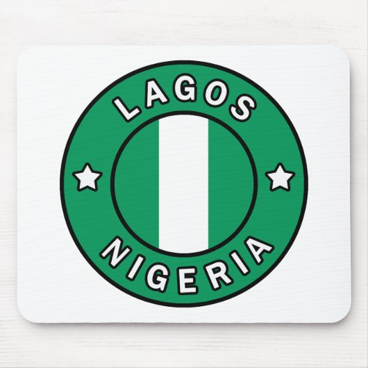 Lagos Nigeria Mousepad (Vorne)