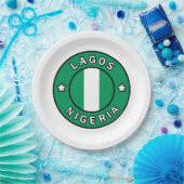 Lagos Nigeria Pappteller (Party)