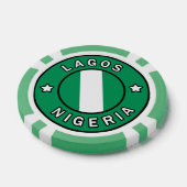 Lagos Nigeria Pokerchips (Einzeln)