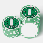 Lagos Nigeria Pokerchips (Stapel)