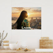 LAGOS - NIGERIA POSTER (Küche)