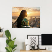 LAGOS - NIGERIA POSTER (Heimbüro)
