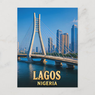 ✈️ Lagos Nigeria Reise Erinnerungen 🌍 Postkarte