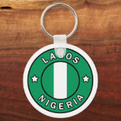 Lagos Nigeria Schlüsselanhänger (Vorderseite)
