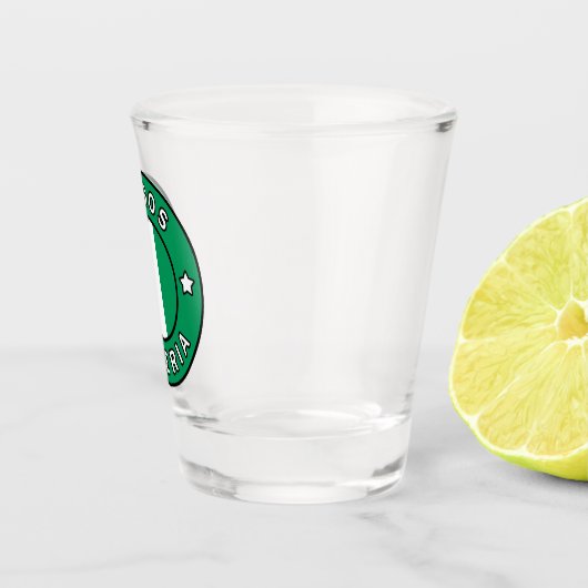 Lagos Nigeria Schnapsglas (Rechts)